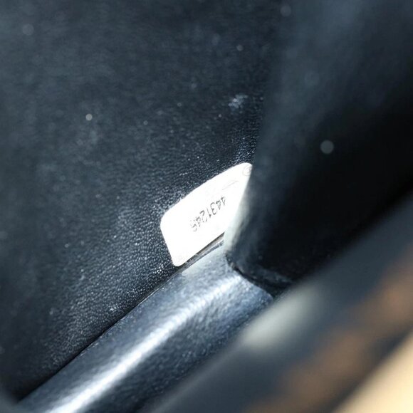 CHANEL Matelasse Hand Bag Leather Beige CC Auth 68905A - Picture 13 of 16